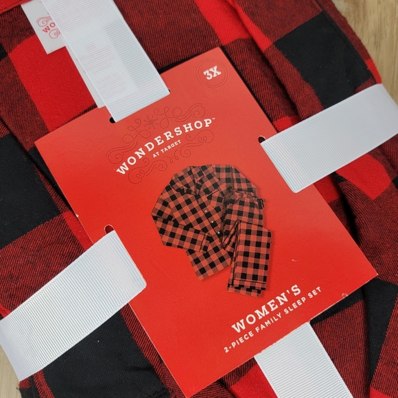 🆕️Wondershop Women's 2-Piece Buffalo Check Sleep Set - Picture 2 of 5